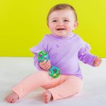 Bright Starts Rattle and Shake Barbell Toy - Pretty in Pink, Ages 3 Months + - Image 4